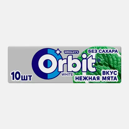 Жевательная резинка Нежная мята без сахара Orbit White 13.6г