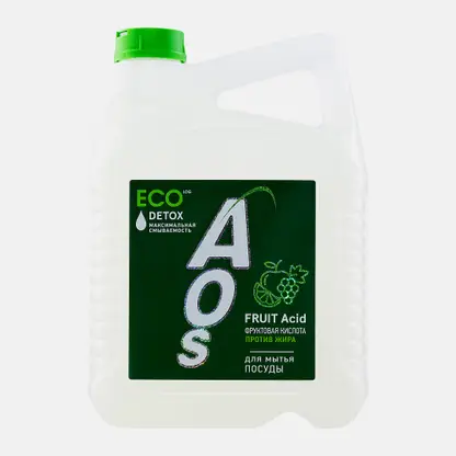 Средство для мытья посуды Aos с Фруктовыми кислотами 4.8кг