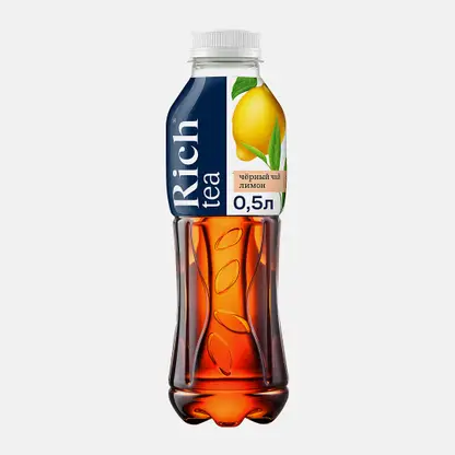 Черный чай с лимоном Rich Tea 500мл