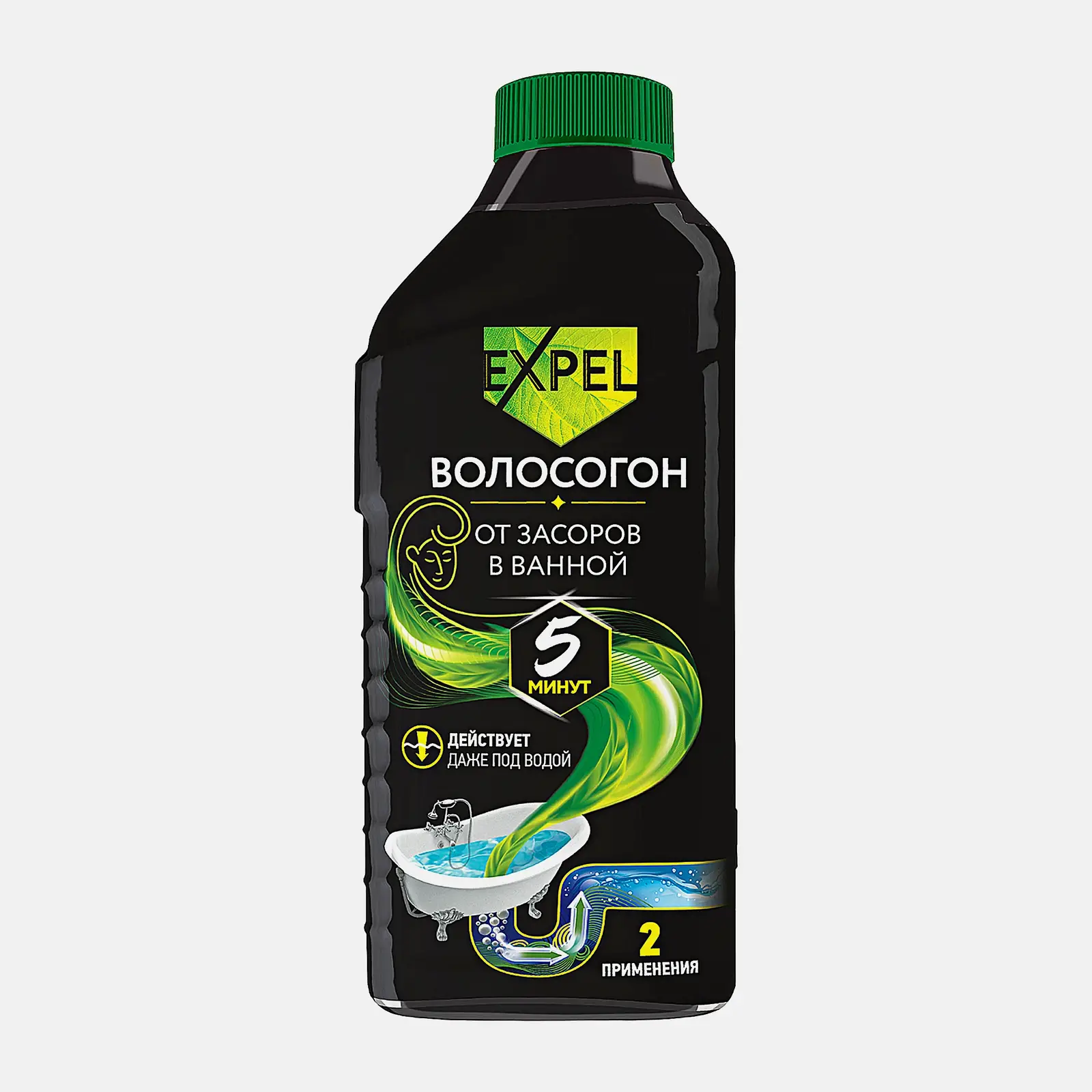 Гель для устранения засоров Expel Волосогон 500мл