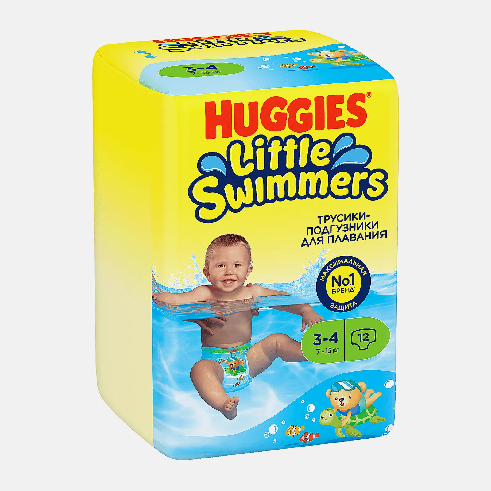 Подгузники-трусики для плавания №3-4 7-15кг Huggies Little Swimmers 12шт Подгузники-трусики для плавания №3-4 7-15кг Huggies Little Swimmers 12шт