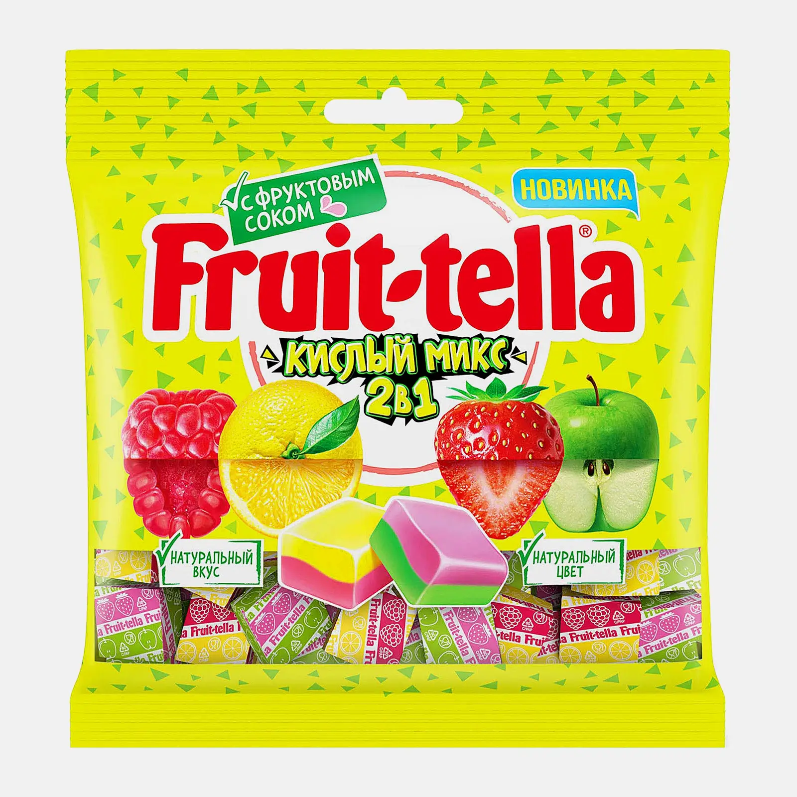 Жевательные конфеты Fruittella Кислый микс 70г