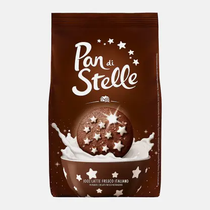 Печенье с какао и шоколадом Mulino Bianco Pan di Stelle 350г