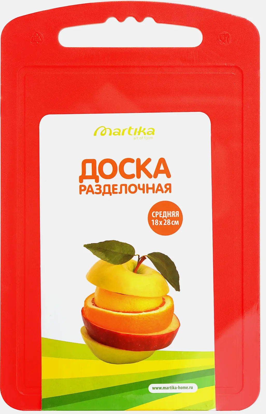 Доска разделочная Мартика 18*28см в ассортименте