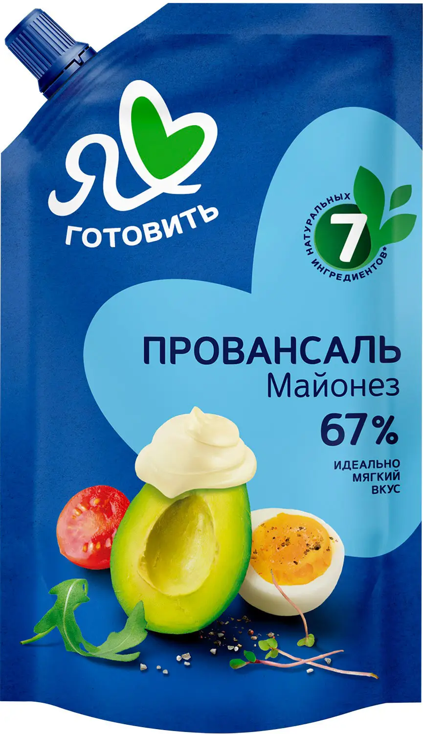 Майонез Я люблю готовить Классический провансаль 67% 700мл — в каталоге на  сайте сети Магнит | Краснодар