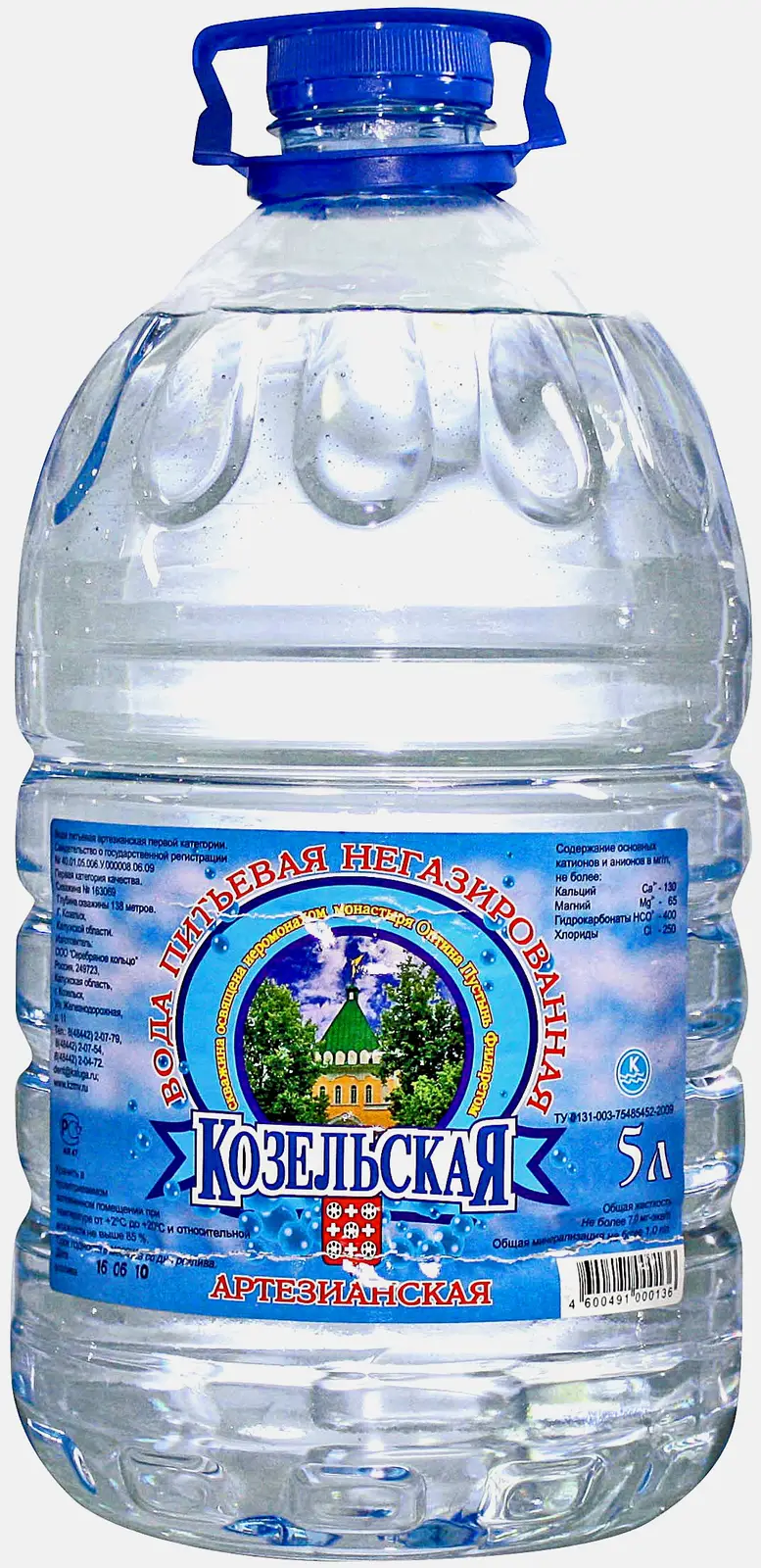 Изображение товара Вода Козельская питьевая негазированная 5 литров в пластиковой бутылке