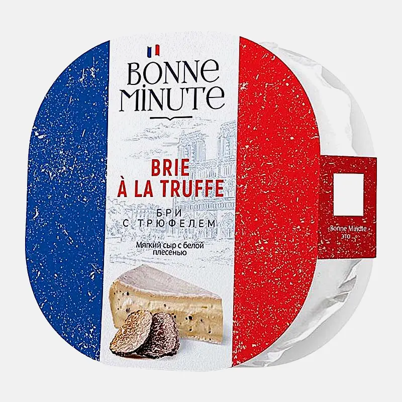 Сыр Бри с трюфелем 60% Bonne Minute 125г