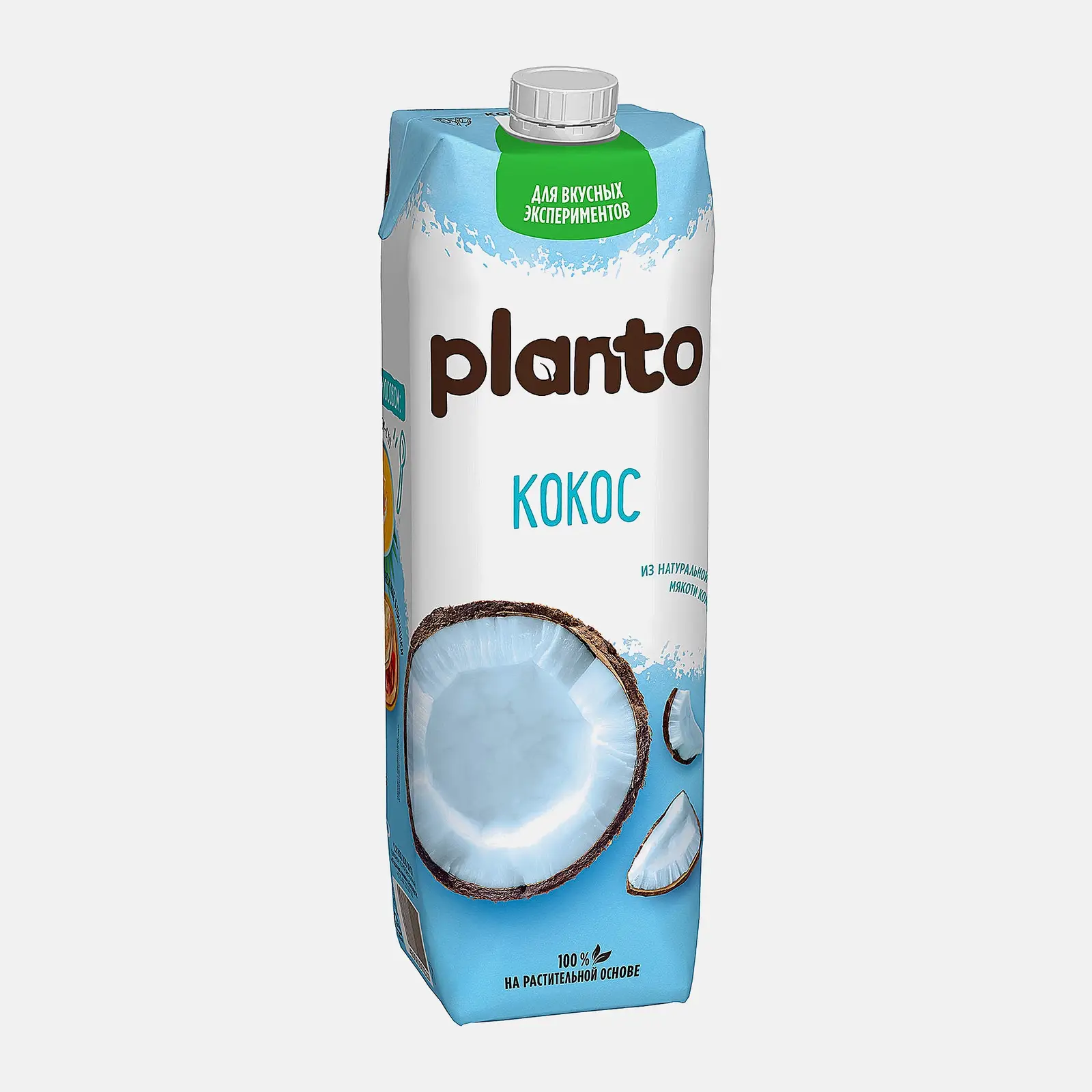 Изображение товара Кокосовый растительный напиток Planto с рисом и кальцием 1л ультрапастеризованный