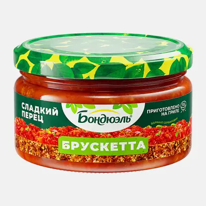 Брускетта Бондюэль Сладкий перец 220г