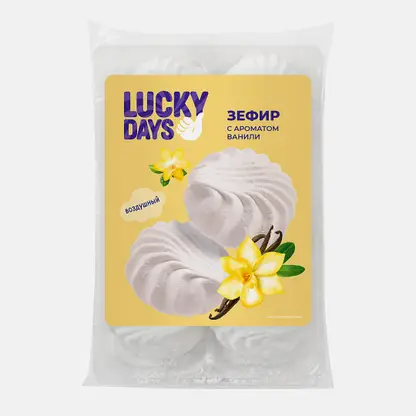 Зефир Lucky Days Ваниль воздушный 180г
