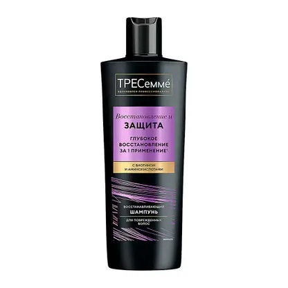 Изображение товара Шампунь для волос Тресемме Восстановление и защита 400мл