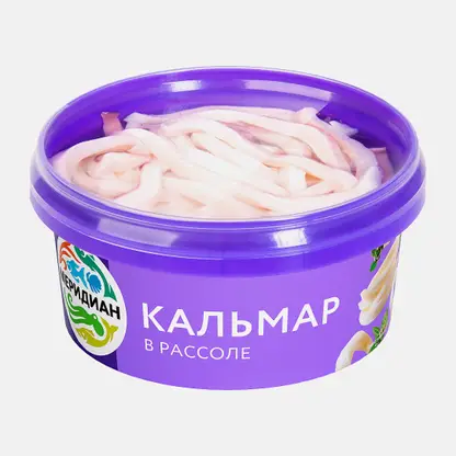 Кальмар Меридиан в рассоле 180г