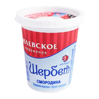 Изображение товара Мороженое Филевское Щербет Смородина 1% 80г