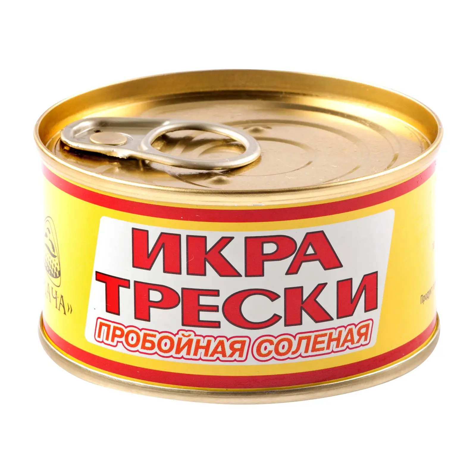 Изображение товара Икра трески пробойная соленая паста 130г в жестяной банке