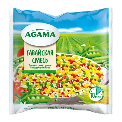 Изображение товара Гавайская смесь Agama быстрозамороженная 400г