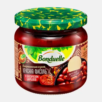 Красная фасоль Bonduelle в классическом барбекю 360г