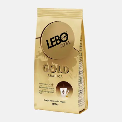 Кофе молотый Lebo Gold Arabica 100г
