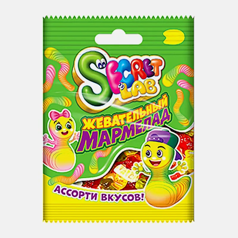Мармелад Secret Lab жевательный ассорти вкусов 20г - фото 2