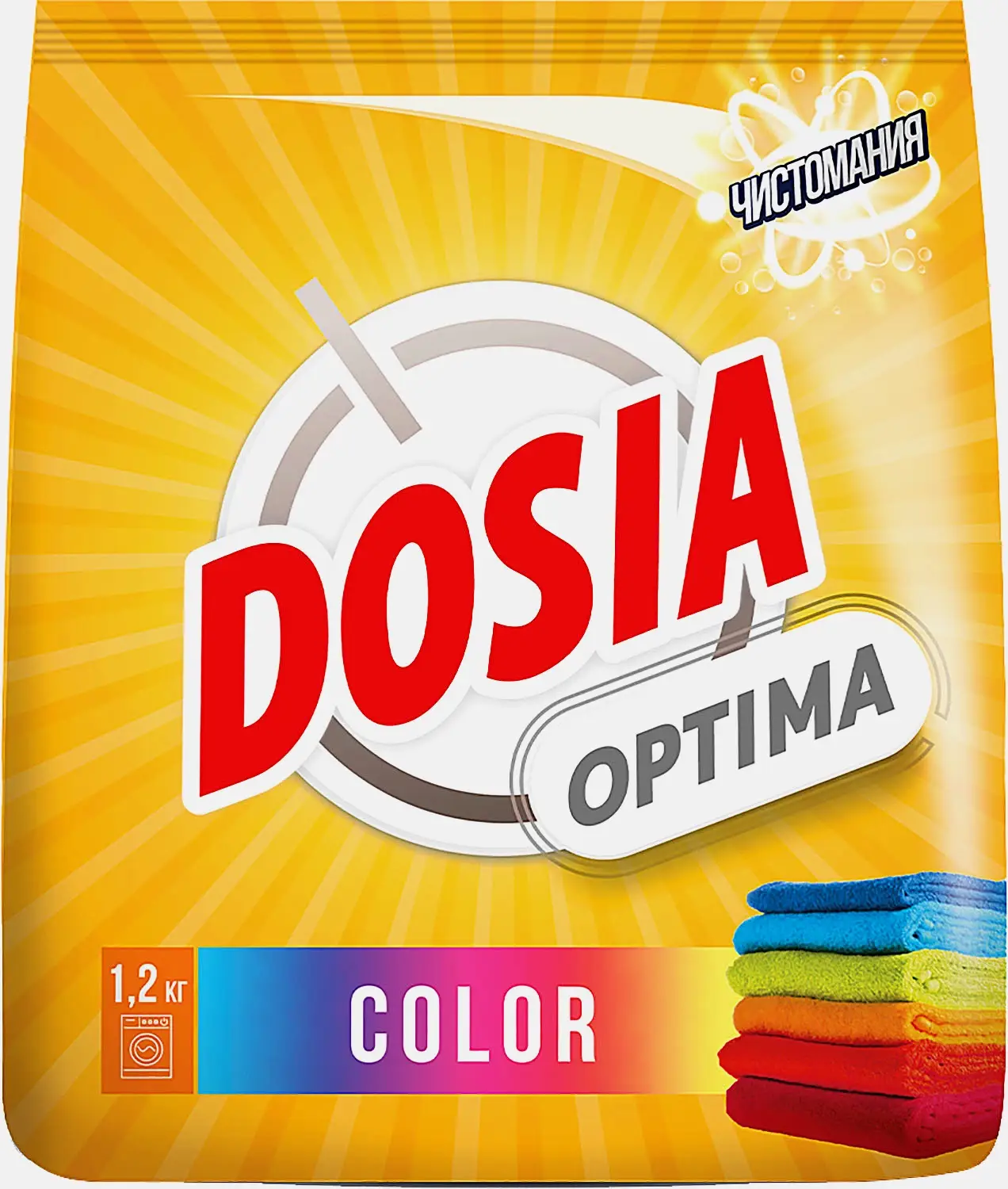 Изображение товара Стиральный порошок Dosia Optima Color 1.2 кг для цветных тканей