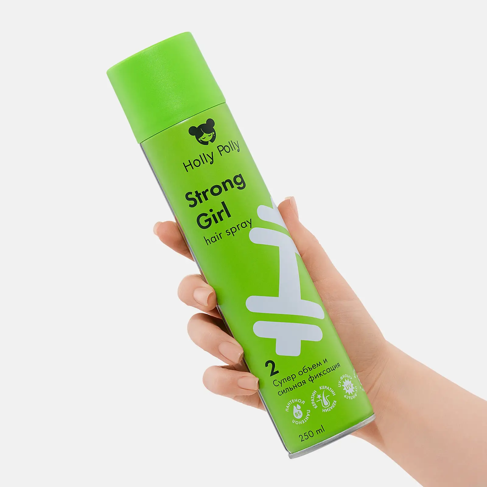Лак для волос Holly Polly Супер объем Сильная фиксация 250мл