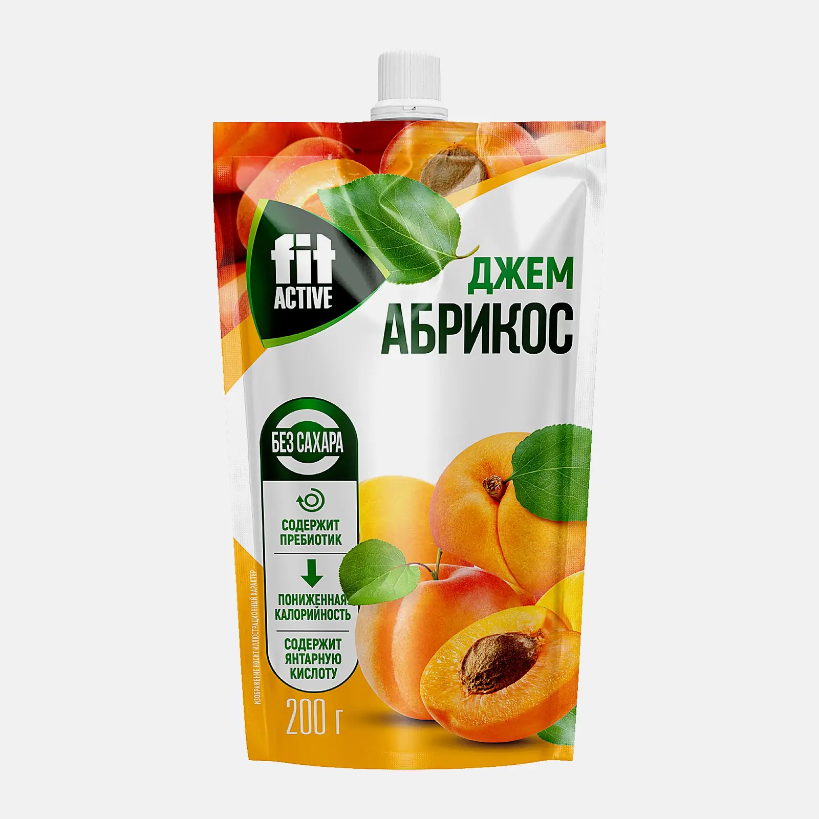 Изображение товара Джем со вкусом Абрикос Fitparad 200г