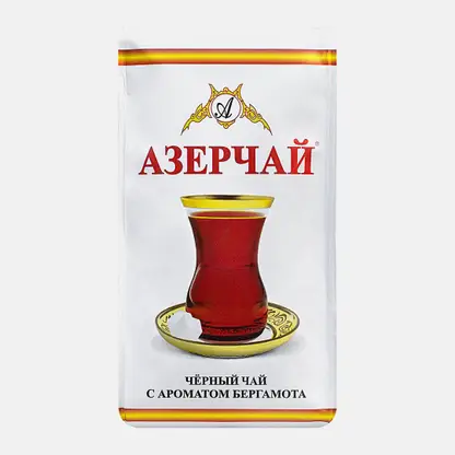 Чай чёрный Азерчай байховый с ароматом бергамота 250г