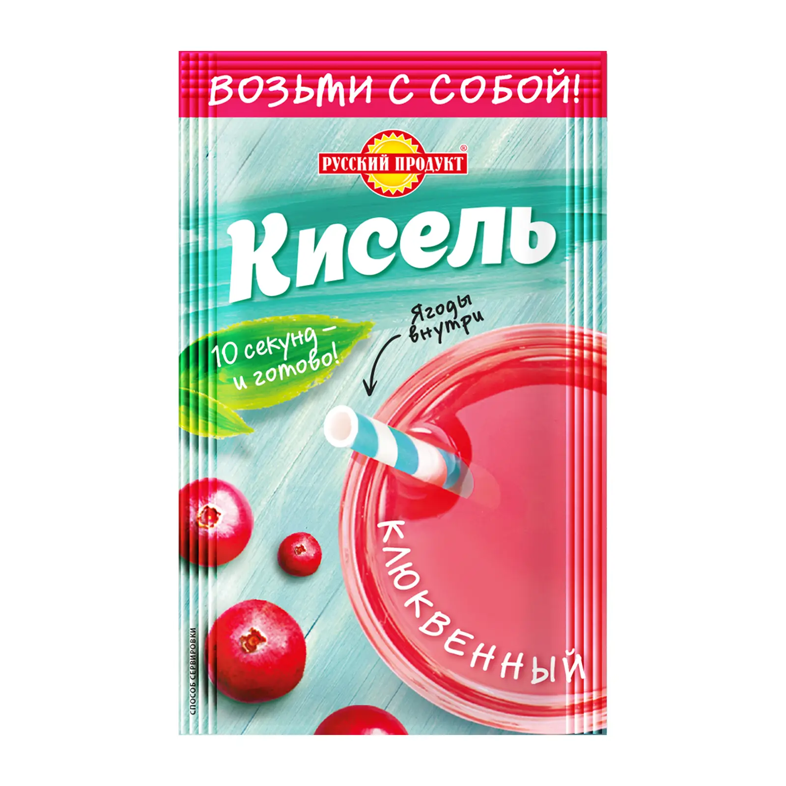 Изображение товара Кисель Русский продукт Клюквенный 25г