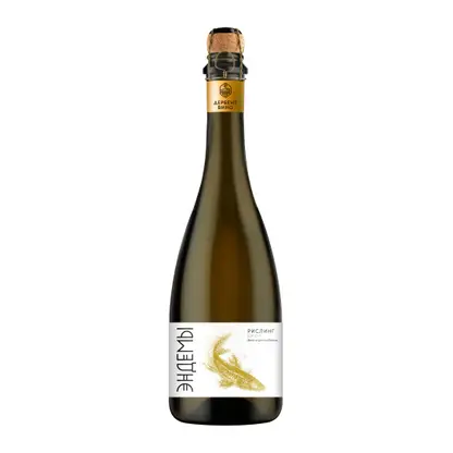 Вино игристое Эндемы Рислинг белое брют 10.5% 750мл