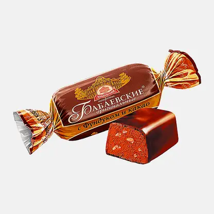 Конфеты Бабаевские Оригинальные с фундуком и какао