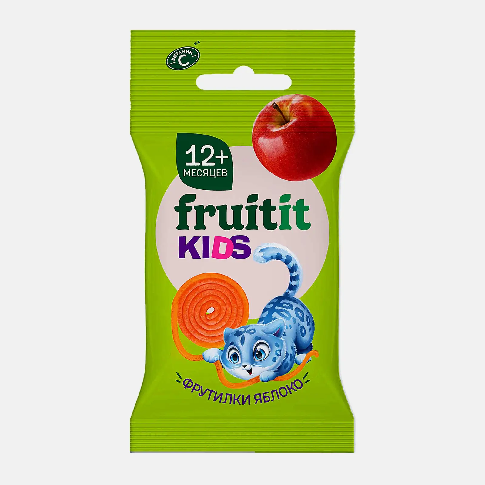 Пастилки яблочные Fruit it Kids 15г