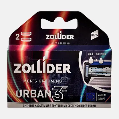 Сменные кассеты Zollider Urban 3 лезвия 2шт