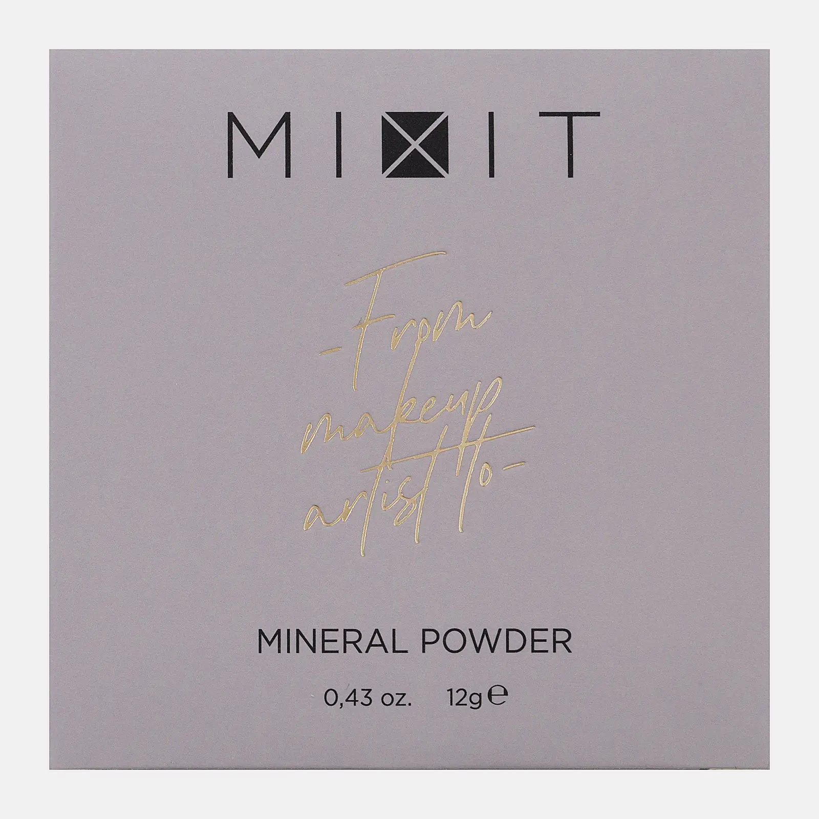 Фиксирующая пудра для лица минеральная Mixit Make Up