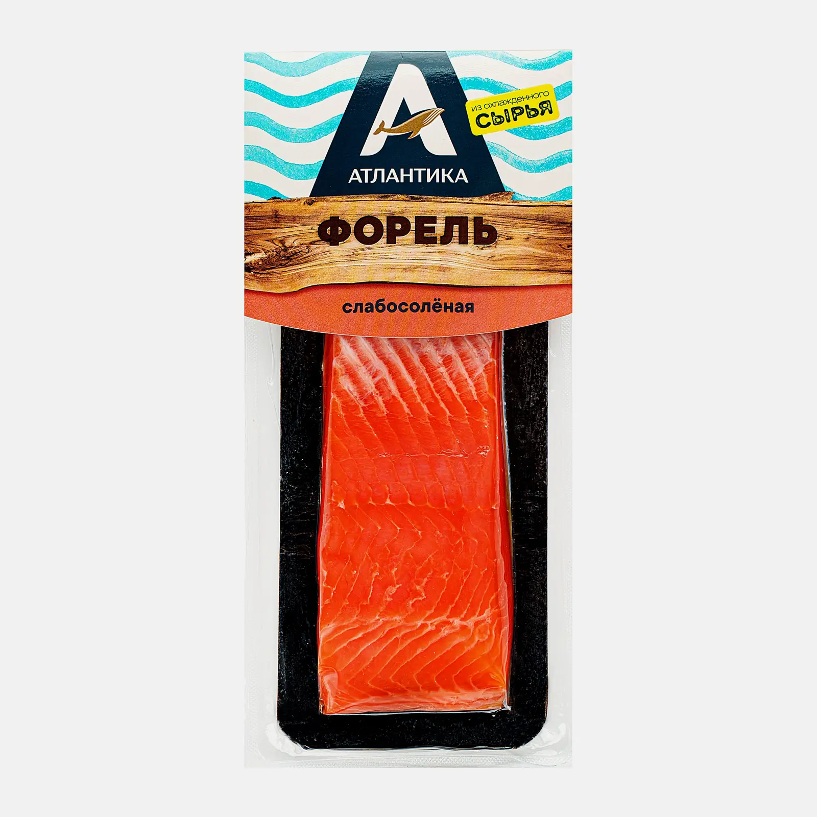 Слабосоленая форель радужная филе-кусок Атлантика 200г