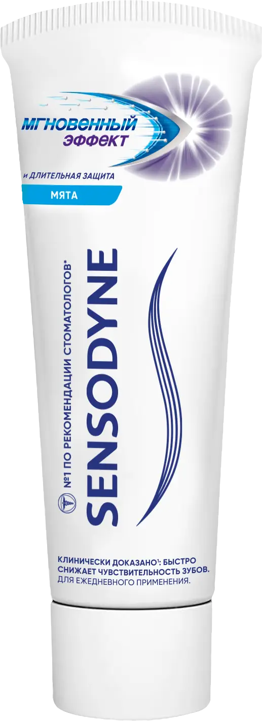 Зубная паста Sensodyne Мгновенный Эффект для чувствительных зубов с фтором 75мл