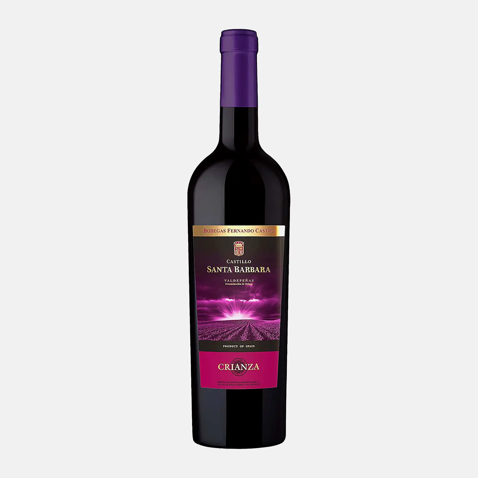 Вино Castillo Santa Barbara Crianza красное сухое 13% 750мл