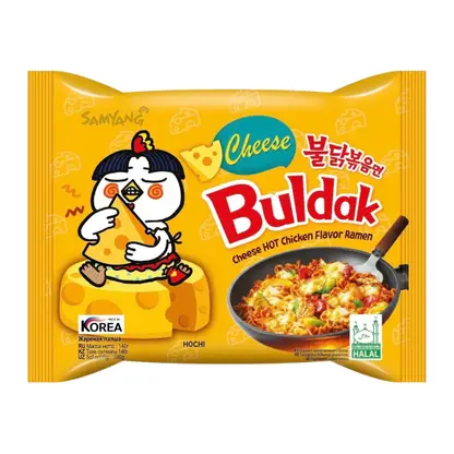 Изображение товара Лапша Samyang Buldak Hot Chicken Cheese 140г