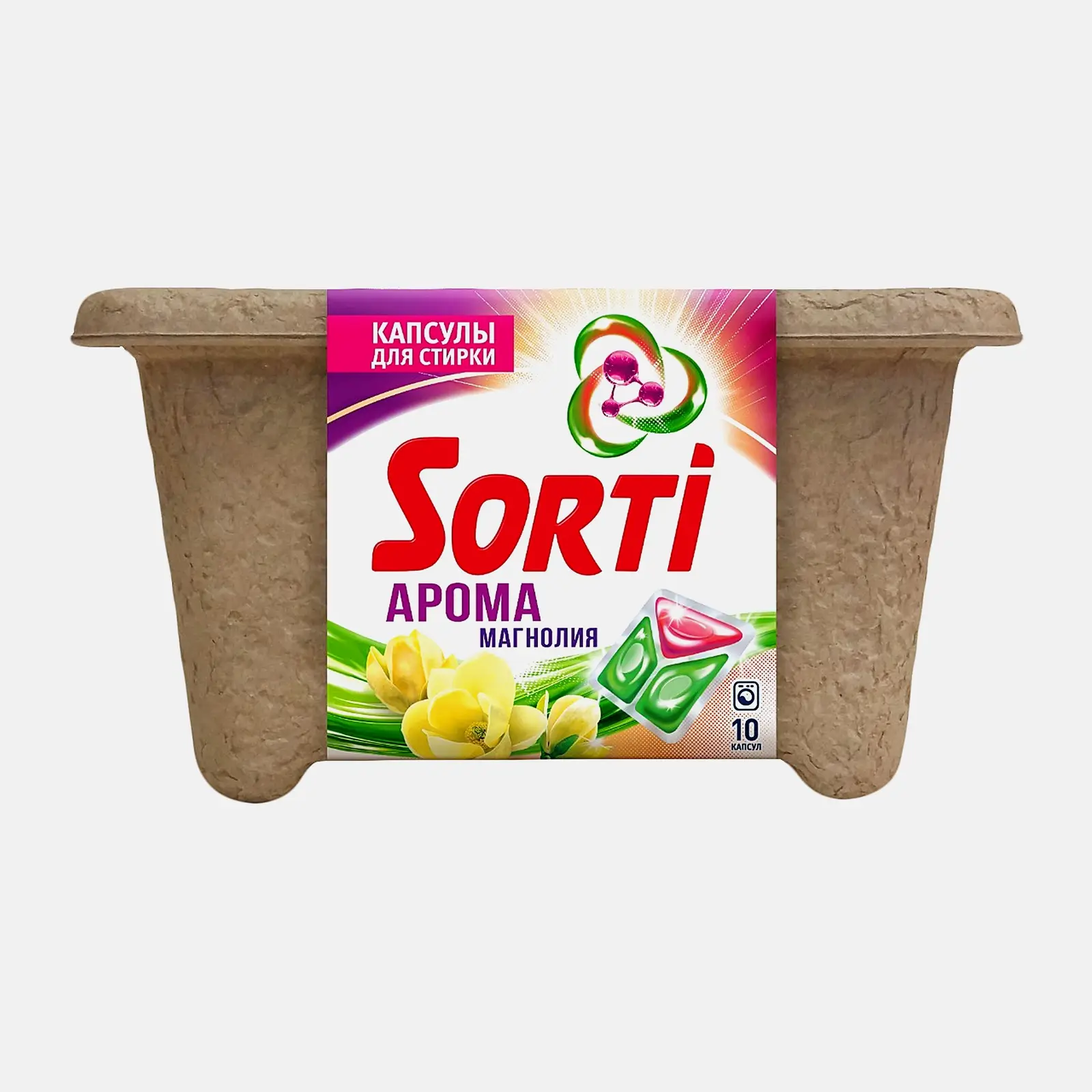 Капсулы для стирки Sorti Арома Магнолия 10шт