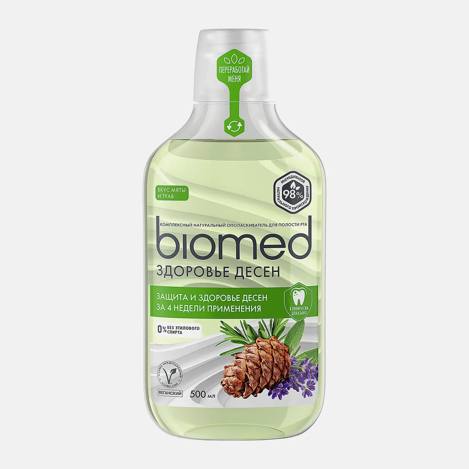 Ополаскиватель Biomed для полости рта Здоровые десны 500мл