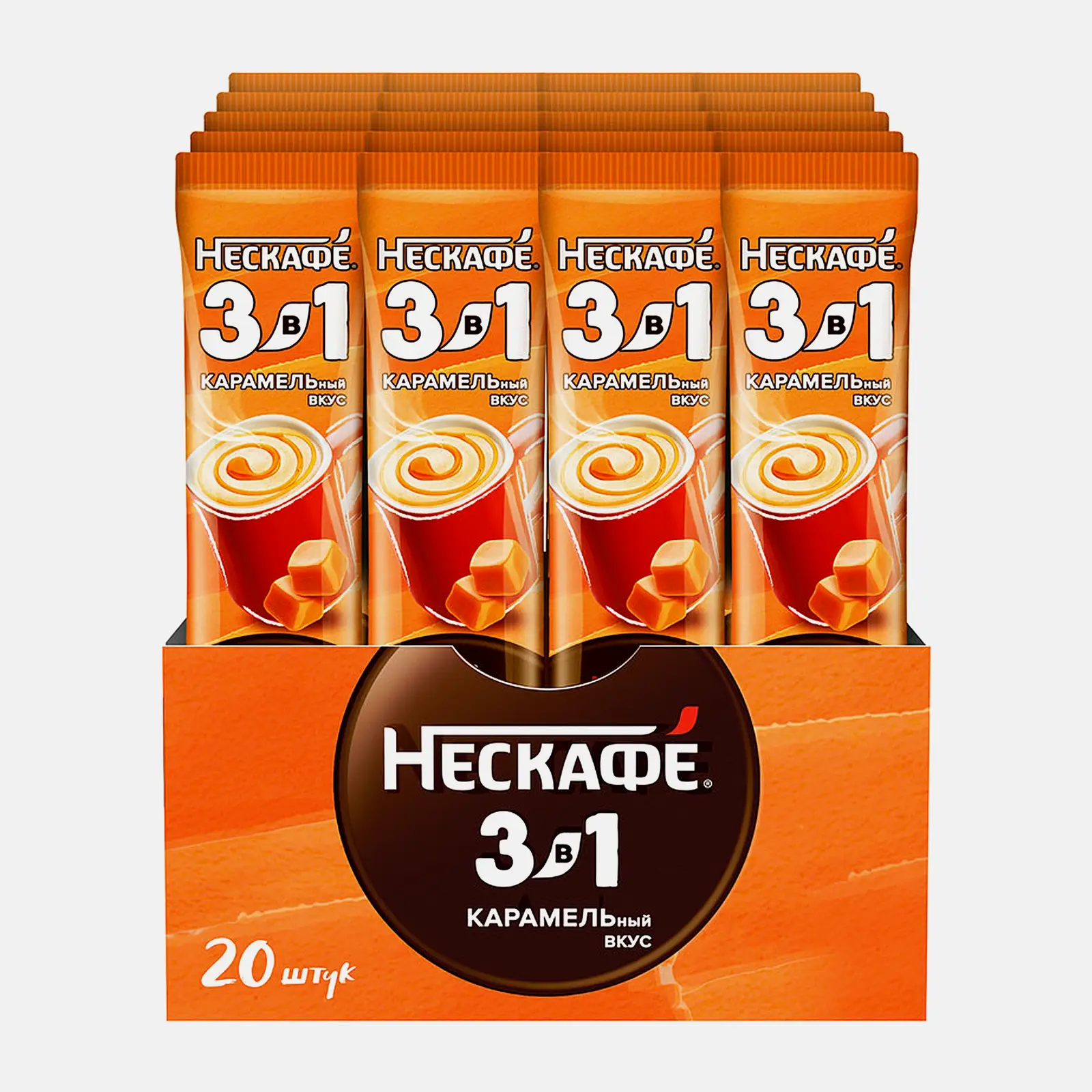 Кофейный напиток Нескафе 3в1 Карамель 14.5г - фото 2 Кофейный напиток Нескафе 3в1 Карамель 14.5г - фото 2