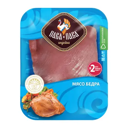 Изображение товара Филе бедра индейки Пава-Пава 450г - вкусное и полезное мясо