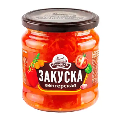 Изображение товара Закуска овощная Семилукская трапеза Венгерская 460г натуральный состав