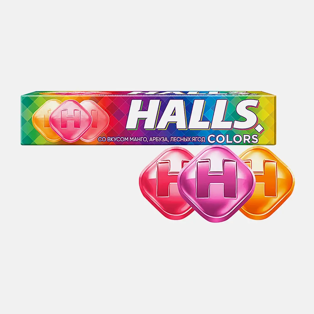 Леденцы Colors Halls 25г