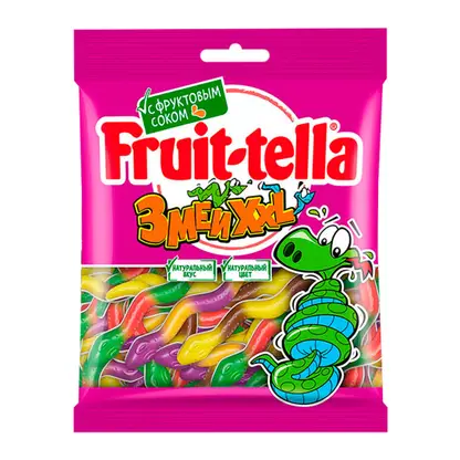 Изображение товара Жевательный мармелад Змеи XXL Fruit-Tella 70г
