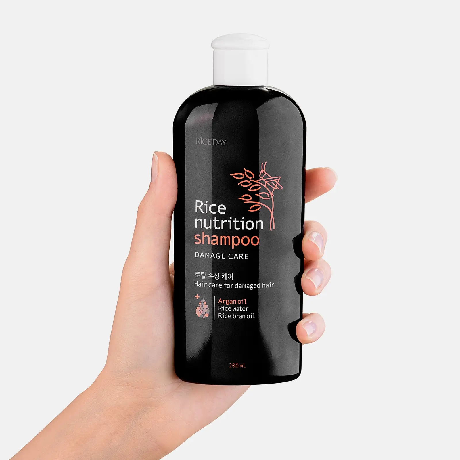 Шампунь для поврежденных волос Rice day 200мл
