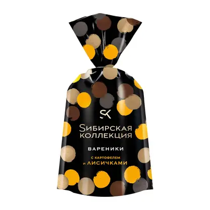 Изображение товара Вареники Sибирская Коллекция картофель лисички Vegan 700г