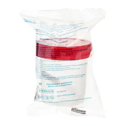 Изображение товара Контейнер для сбора биоматериала Болеар медика с ложкой 60мл