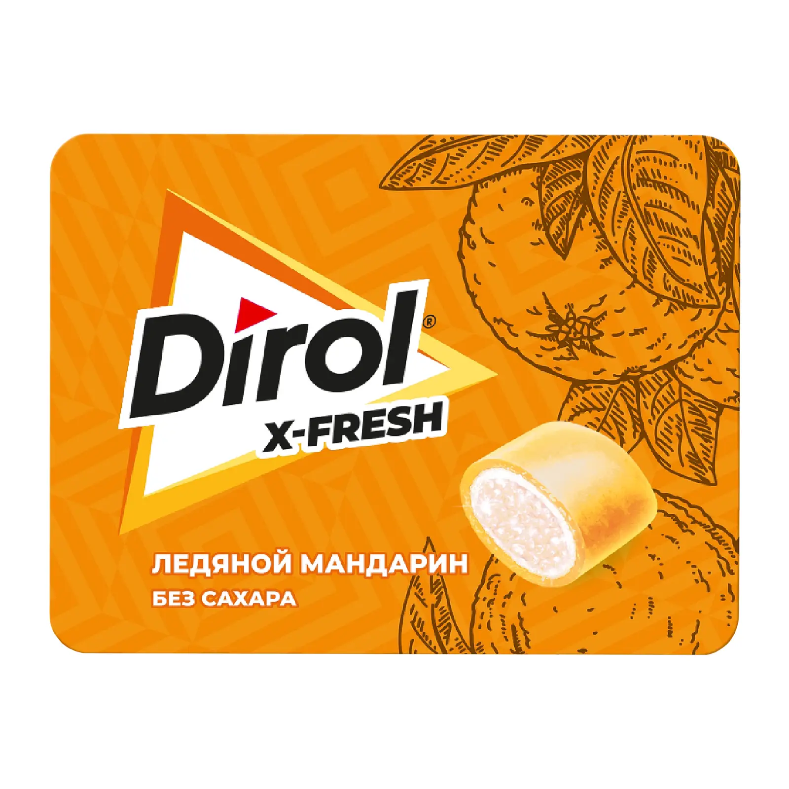 Изображение товара Жевательная резинка со вкусом мандарина Dirol X-Fresh 16г