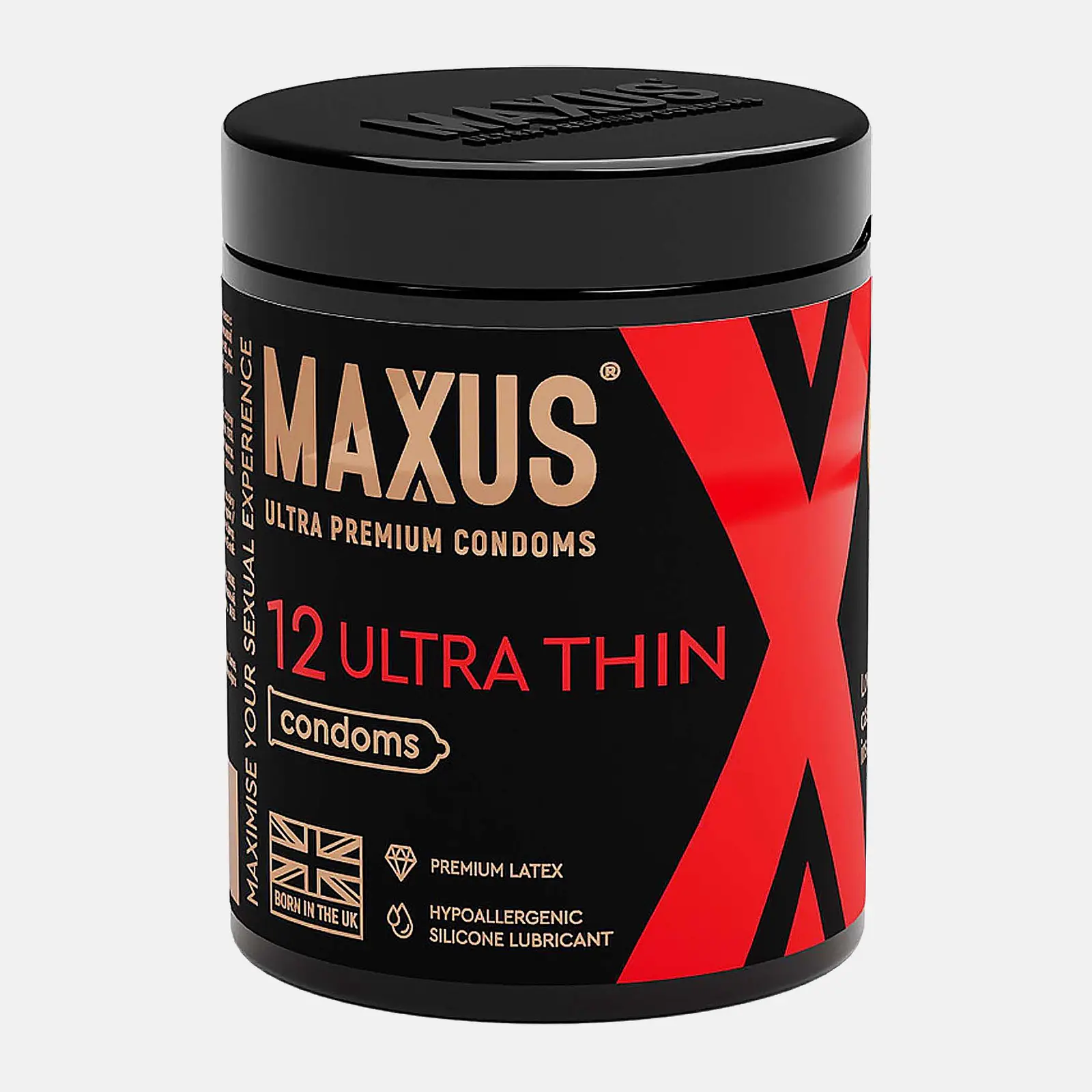 Ультратонкие гладкие презервативы X-Edition Ultra Thin Maxus 12шт