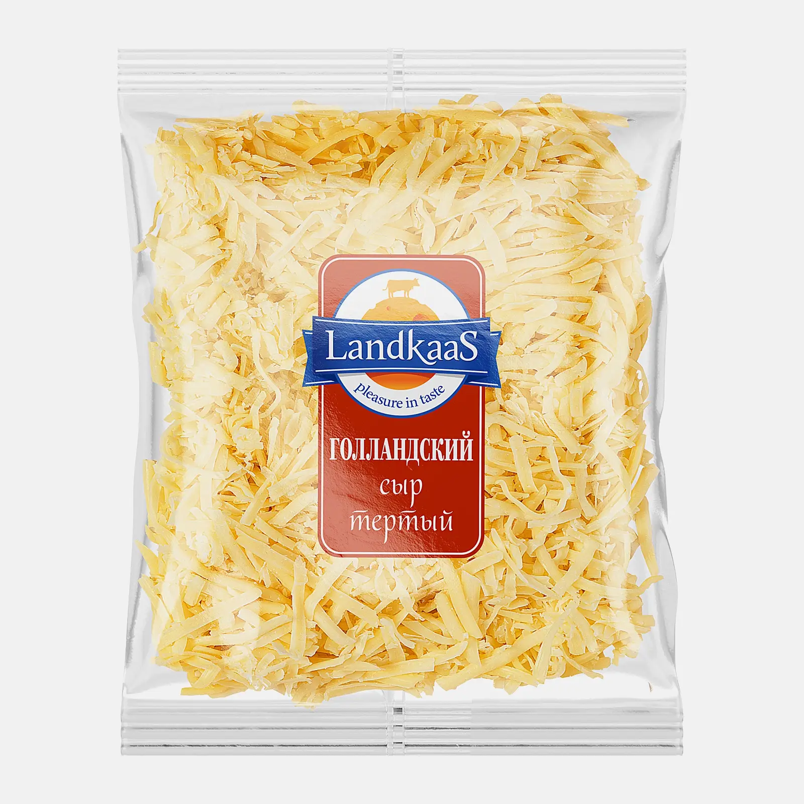 Изображение товара Тертый сыр Голландский 45% Landkaas 200г натуральный твердый сыр без добавок