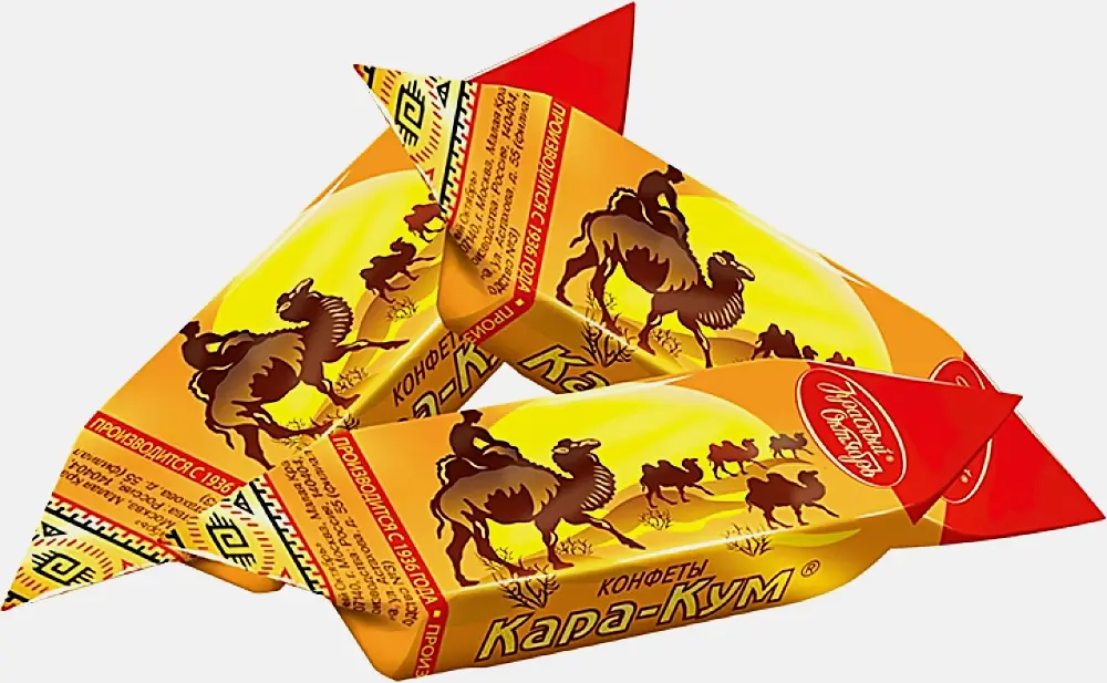 Изображение товара Конфеты Кара-кум шоколадные с арахисом и вафлями 300 г